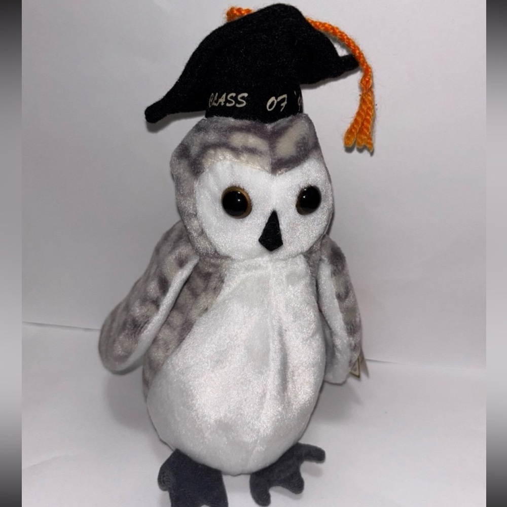 Ty Beanie Baby Wiser the Owl CLASS OF ‘99